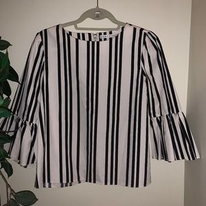 Alice + Olivia (Saks) "Bernice" Bell Sleeved Top